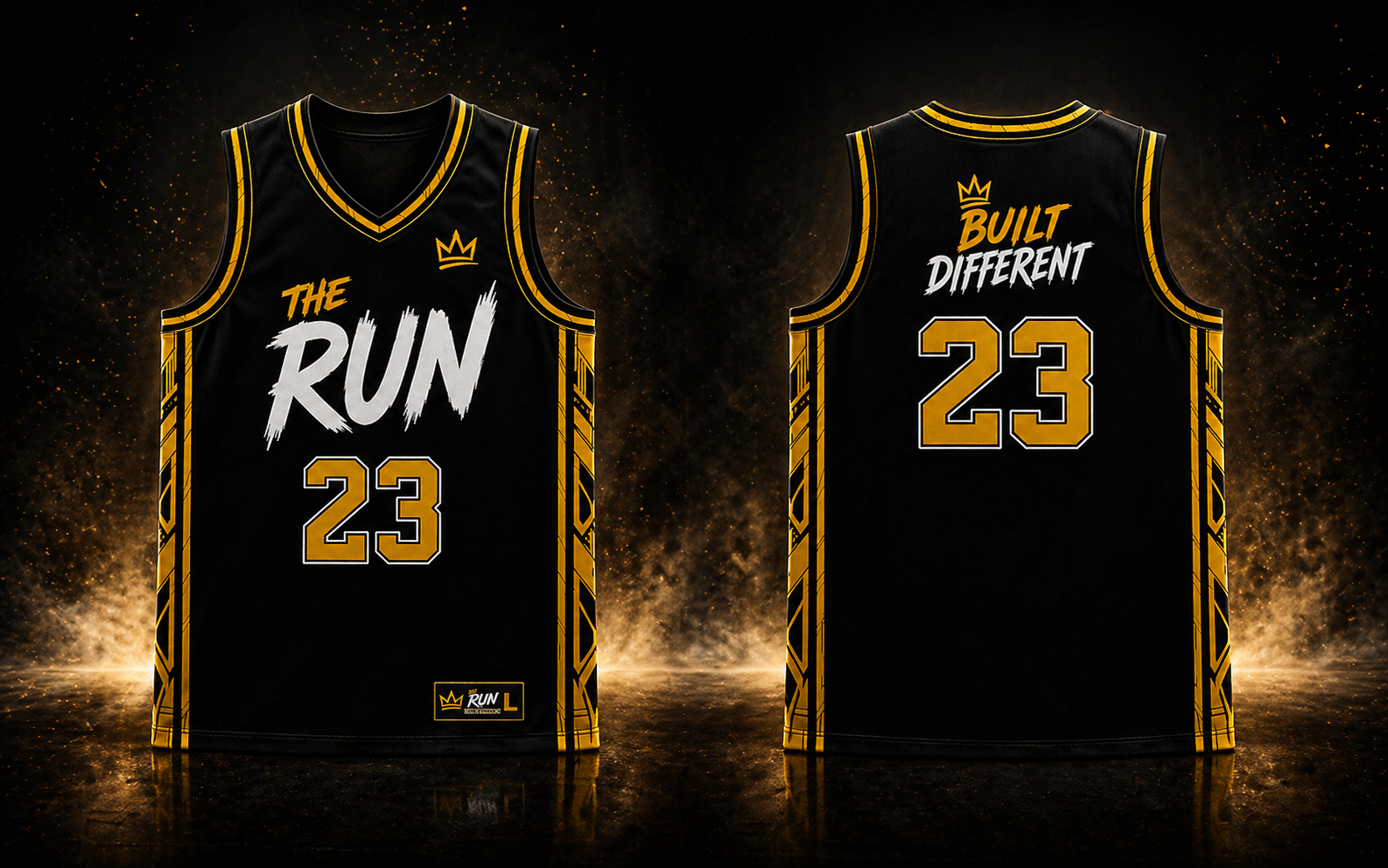 THE RUN team jersey designs